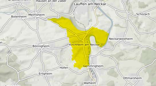 Immobilienpreisekarte Kirchheim am Neckar